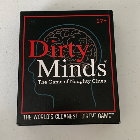 Other - Dirty Minds Board Game The Game of Naughty Clues Black Red 17+ •